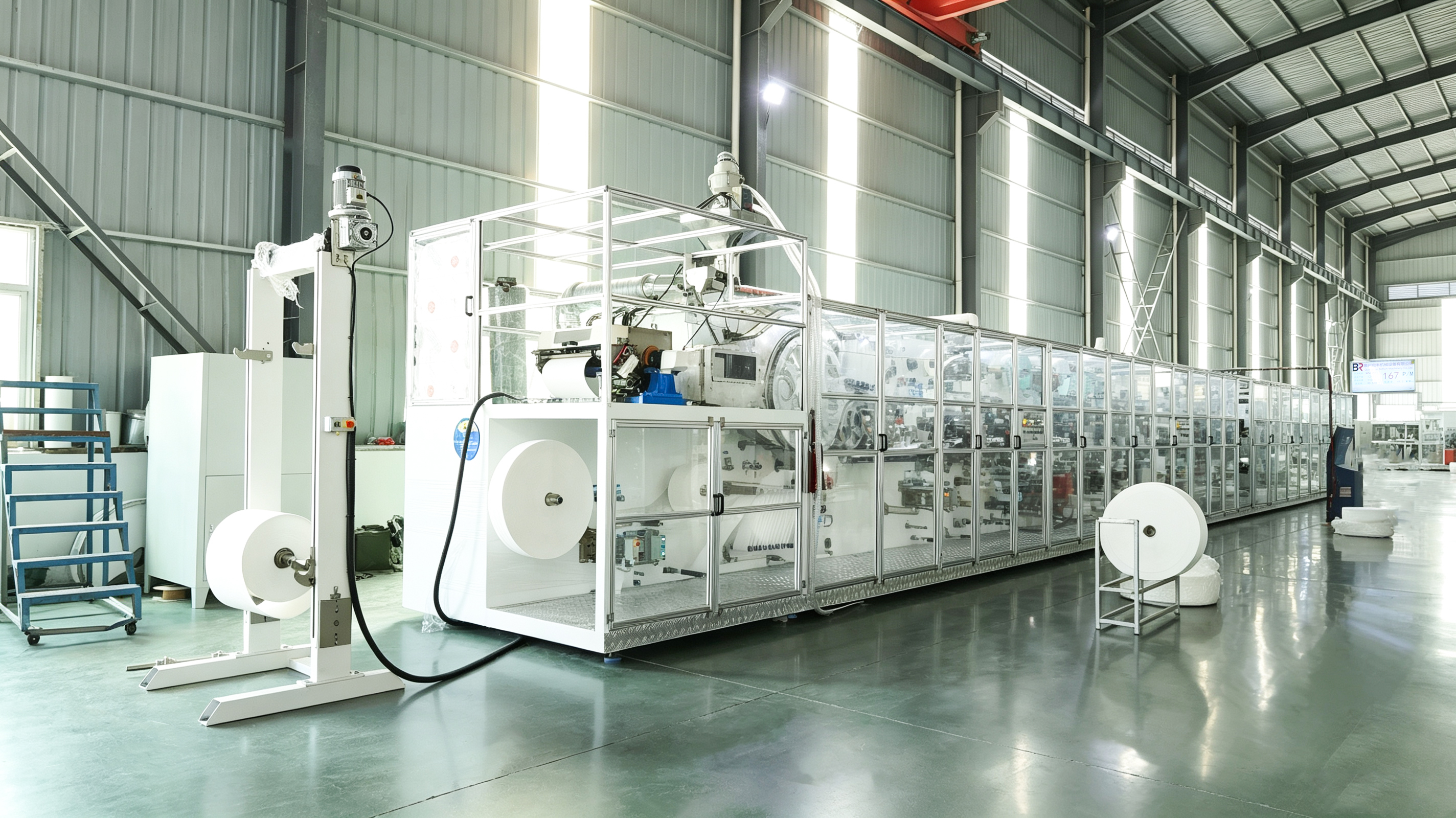 Production machinery inside the workshop