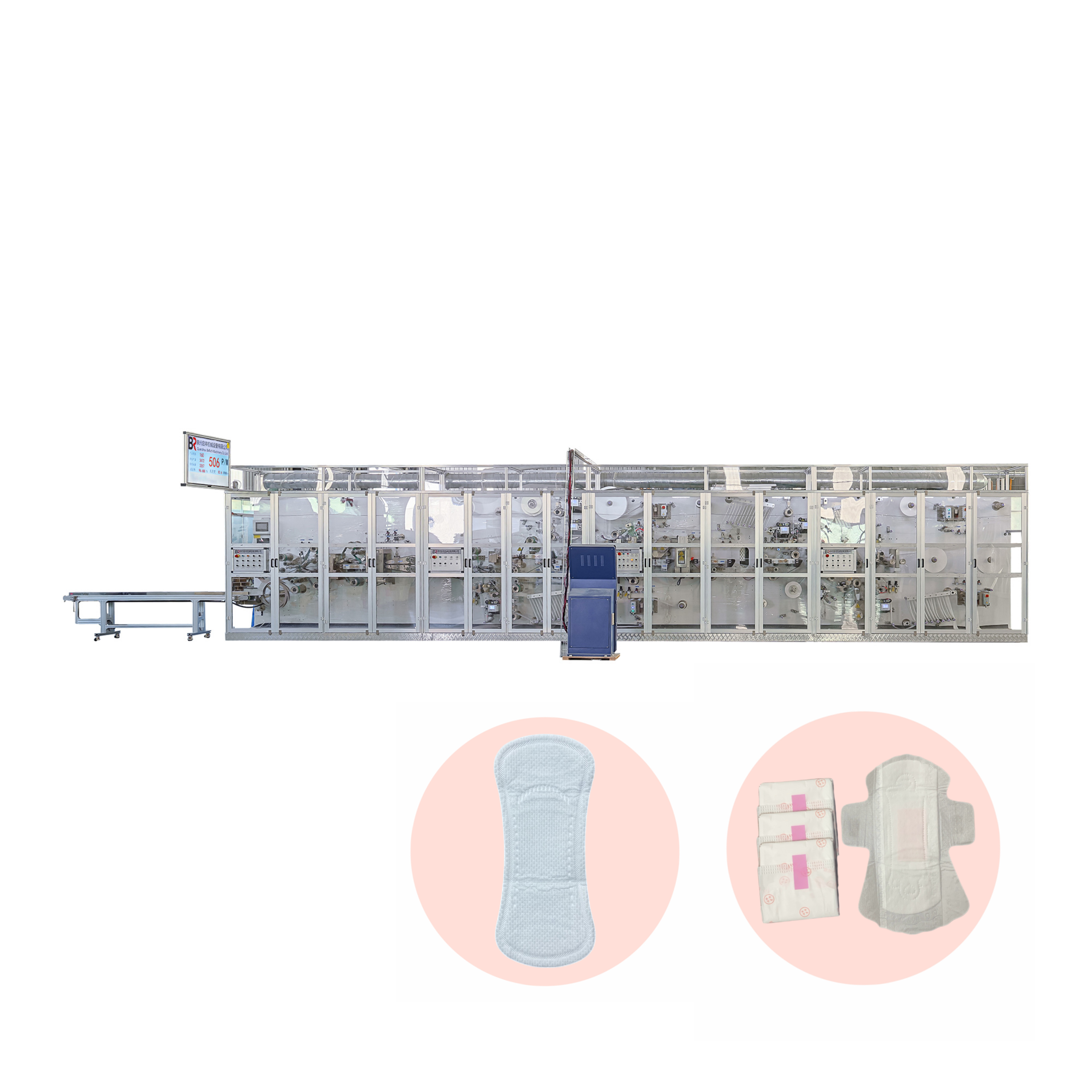 Panty liner production machinery