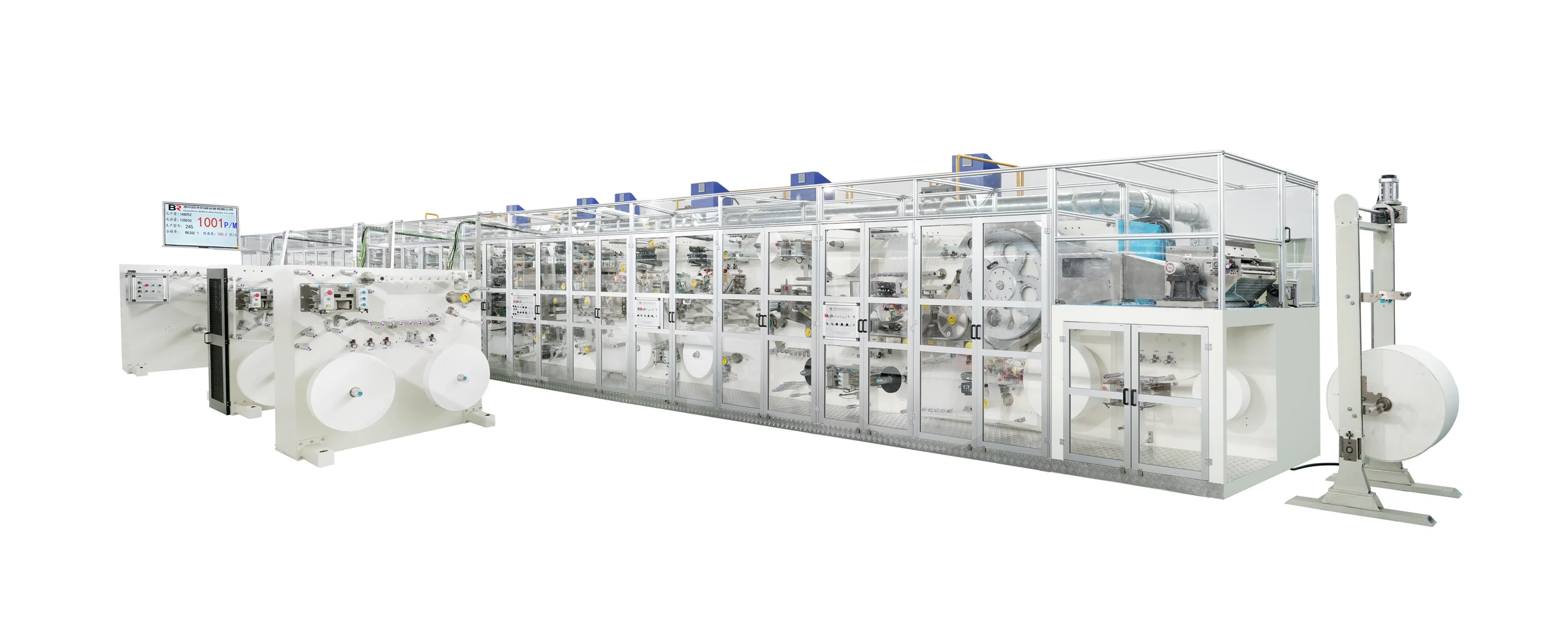 Sanitary napkin production machinery