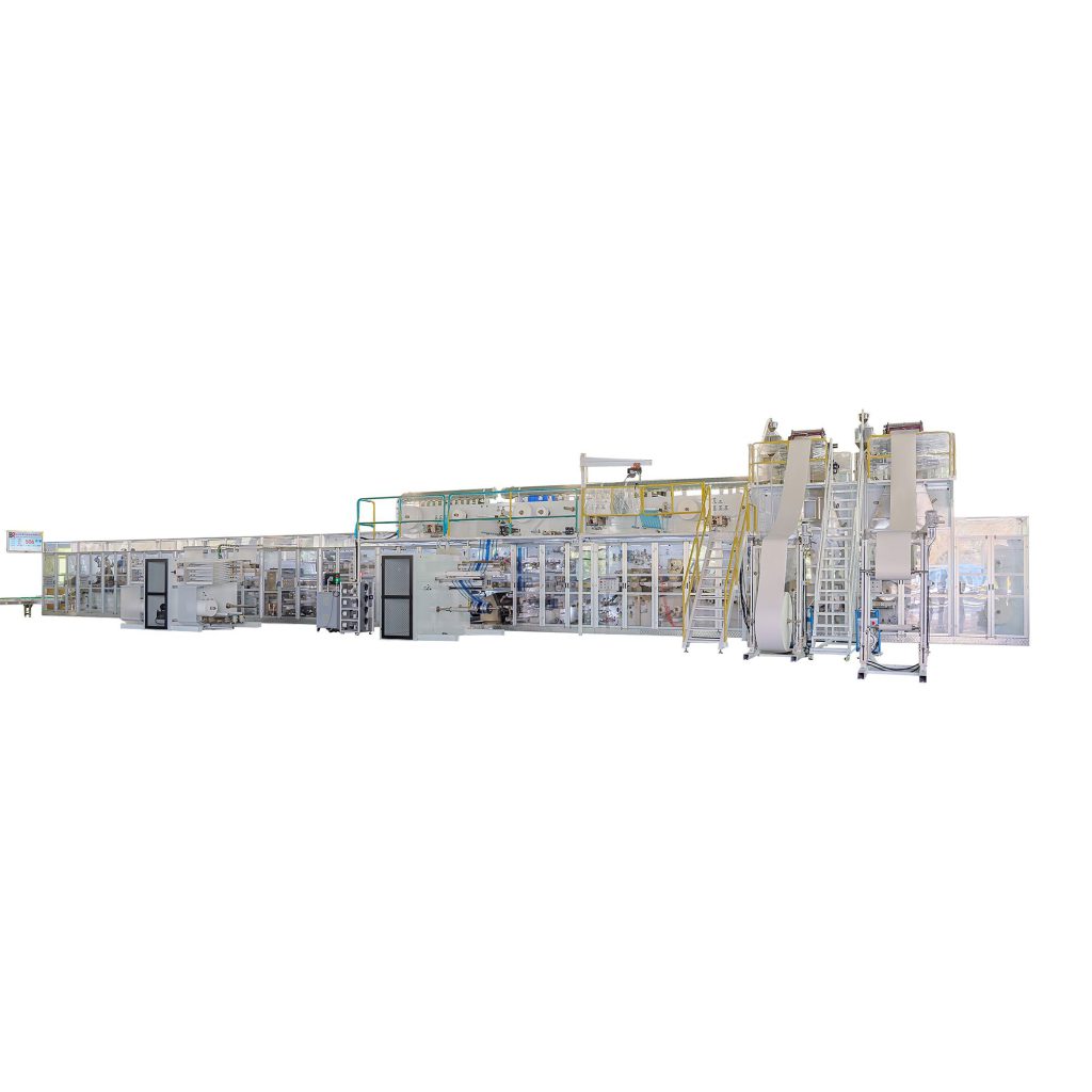 Adult diaper production machinery