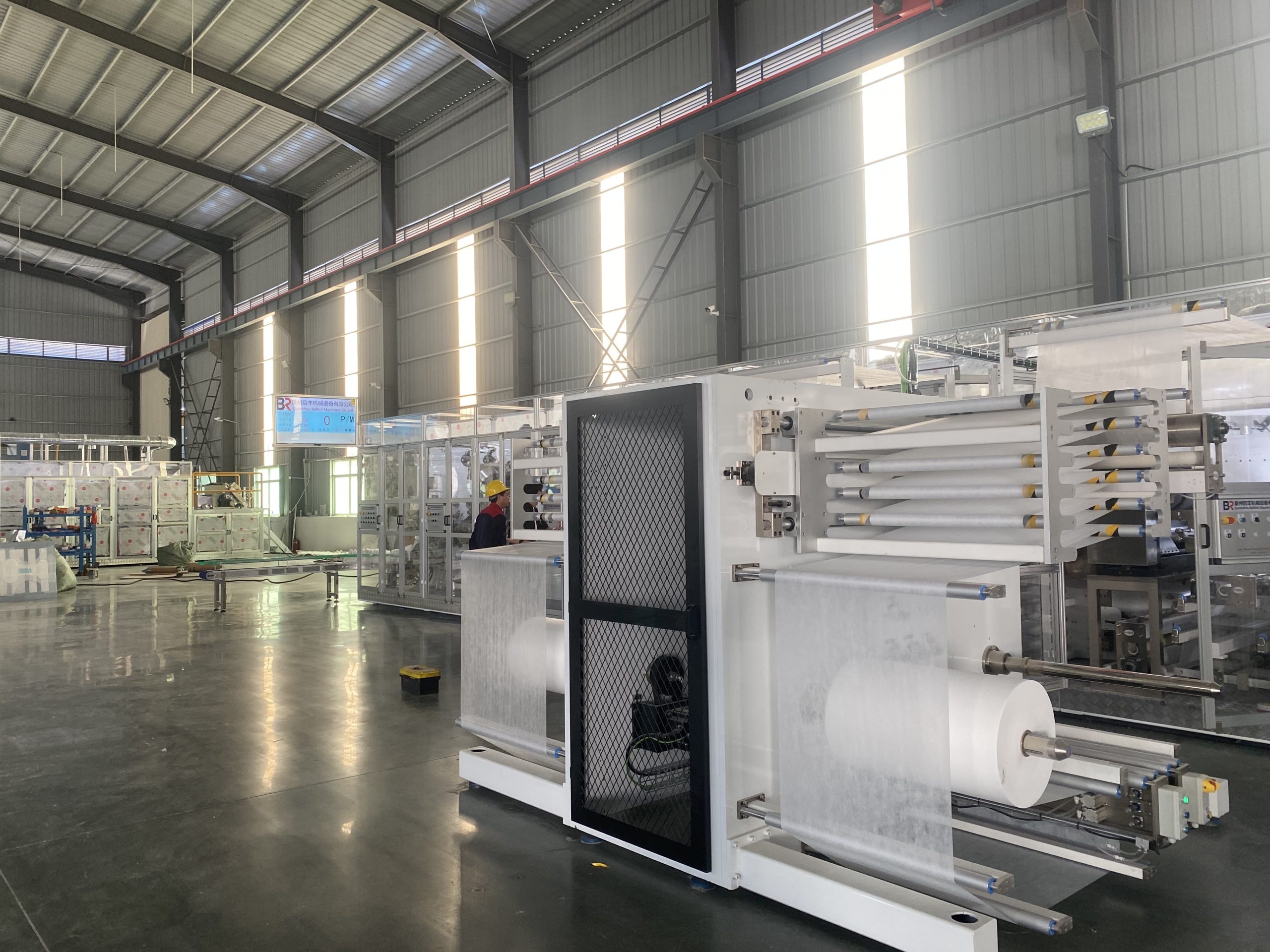 Production machinery arranged across the workshop floor